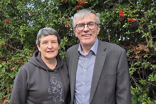 Councillrs Steve Jarvis and Ruth Brown