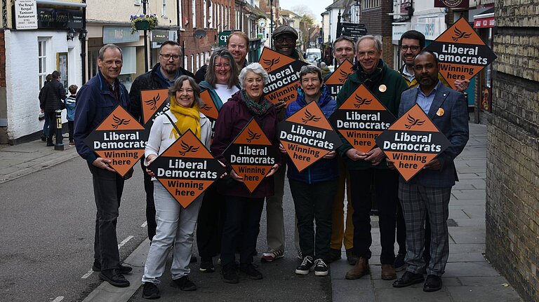 Our candidates on Royston High Street