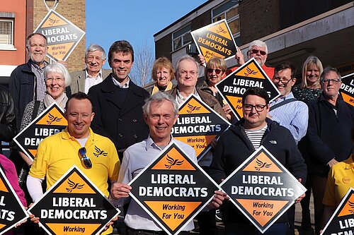 2019 election team with Tom Brake