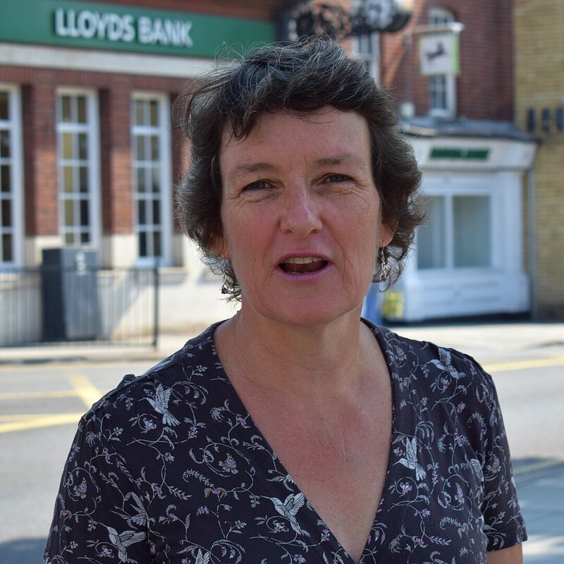 district councillor Ruth Brown